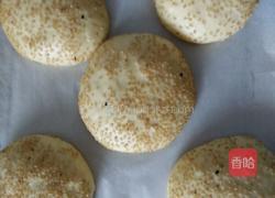 芝麻汉堡坯面包的做法图解7