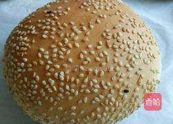 芝麻汉堡坯面包的做法图解9
