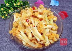 辣炒菜花的做法图解8