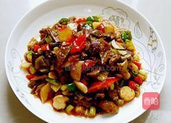 酸辣鸡肝胗的做法图解4