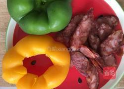 香肠炒饭的做法图解2