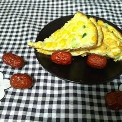 玉米鸡蛋饼的做法[图]