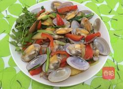 姜葱爆花甲的做法图解9