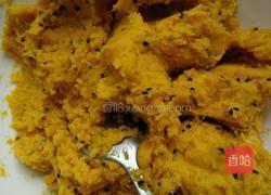 南瓜泥包馒头条的做法图解3