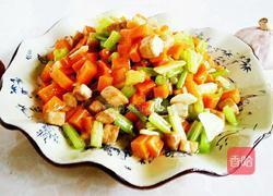 炒三丁的做法图解14