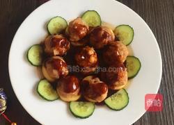 玉子豆腐蒸肉丸的做法图解6