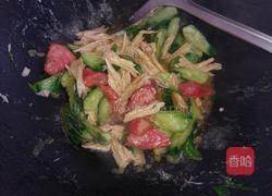 腐竹瓜片的做法图解5