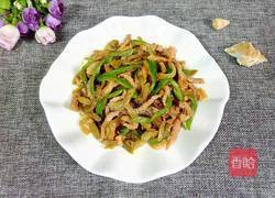 肉丝青椒炒榨菜的做法图解8