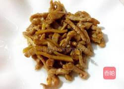 肉丝青椒炒榨菜的做法图解5