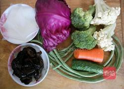 香辣大拌菜的做法图解1