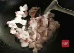 五花肉炒豇豆的做法图解3