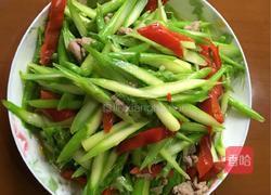 辣椒炒芦笋的做法图解9