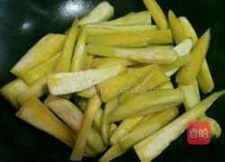 茄子炒韭菜的做法图解4