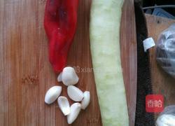 素炒护子瓜的做法图解3