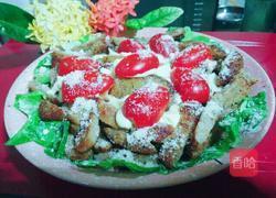 土豆片汉堡扒田园沙拉的做法图解12