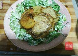 土豆片汉堡扒田园沙拉的做法图解9