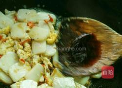 鸡蛋炒年糕的做法图解9