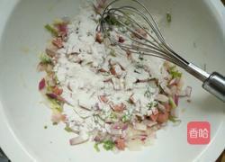 星星蛋饼（洋葱火腿）的做法图解4