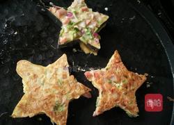 星星蛋饼（洋葱火腿）的做法图解9