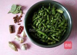 烀毛豆的做法图解1