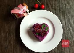 高汤紫薯泥的做法图解3