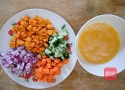 南瓜蛋炒饭的做法图解2