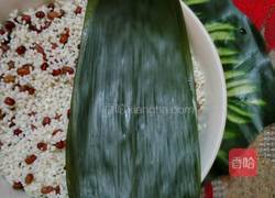 红豆糯米粽的做法图解2