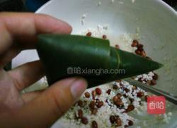 红豆糯米粽的做法图解4