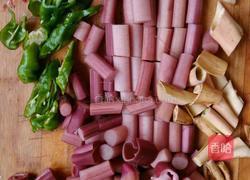 芋头花炒茄子的做法图解3