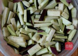 芋头花炒茄子的做法图解5