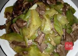 猪心炒凉瓜的做法图解7