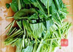 菠菜炒鸡蛋的做法图解1