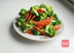 清炒西兰花胡萝卜的做法图解5