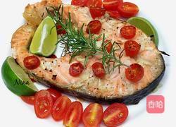 蒜香烤三文鱼的做法图解5