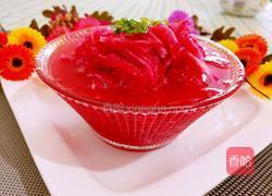 酸甜心里美萝卜丝的做法图解7