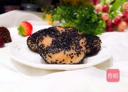 黑芝麻糯米饼的做法图解8
