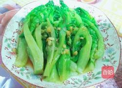 蒜容蚝油炒生菜的做法图解7