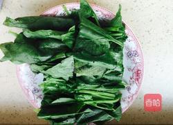 菠菜炒鸡蛋的做法图解1