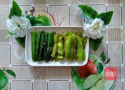 素炒辣椒秋葵的做法图解5