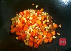 胡萝卜黄豆炒肉末的做法图解9