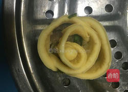 南瓜玫瑰花卷的做法图解11