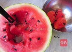西瓜青柠果汁的做法图解1