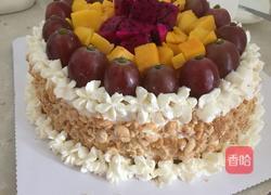 酸奶花生水果生日蛋糕的做法图解21