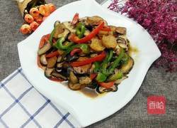 彩椒炒香菇素鸡的做法图解10