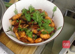 香菇香辣虾的做法图解9