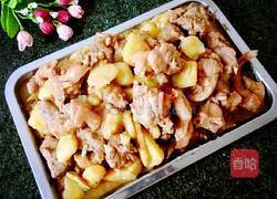 土豆焖鸭的做法图解8
