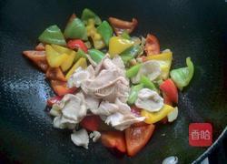 彩椒炒鸡肉的做法图解6