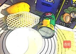 芒果椰汁冻的做法图解1