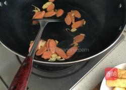 火腿木耳炒豆腐的做法图解2