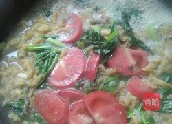 小酥肉炖油菜的做法图解3